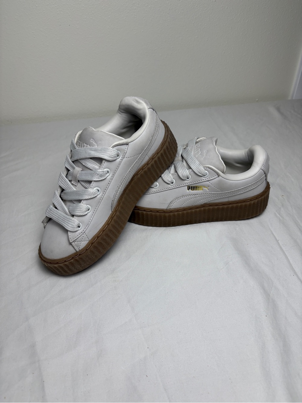 Fenty x Puma Creeper Phatty White Sneakers Chunky Sole Streetwear Rihanna
